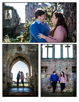 Pre wedding shoot at Moreton Corbett Castle