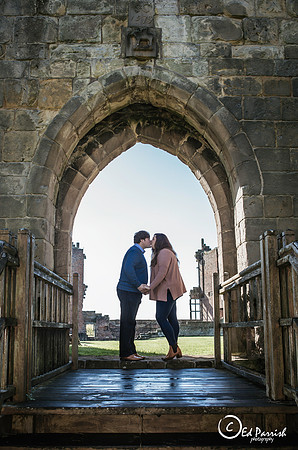Pre wedding shoot at Moreton Corbett Castle